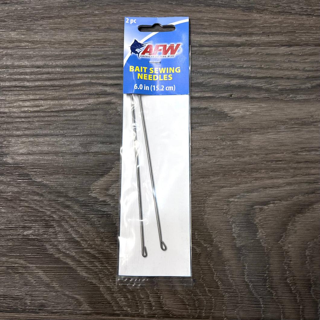 AFW 6” Rigging Needles. Steel 2 Pack.