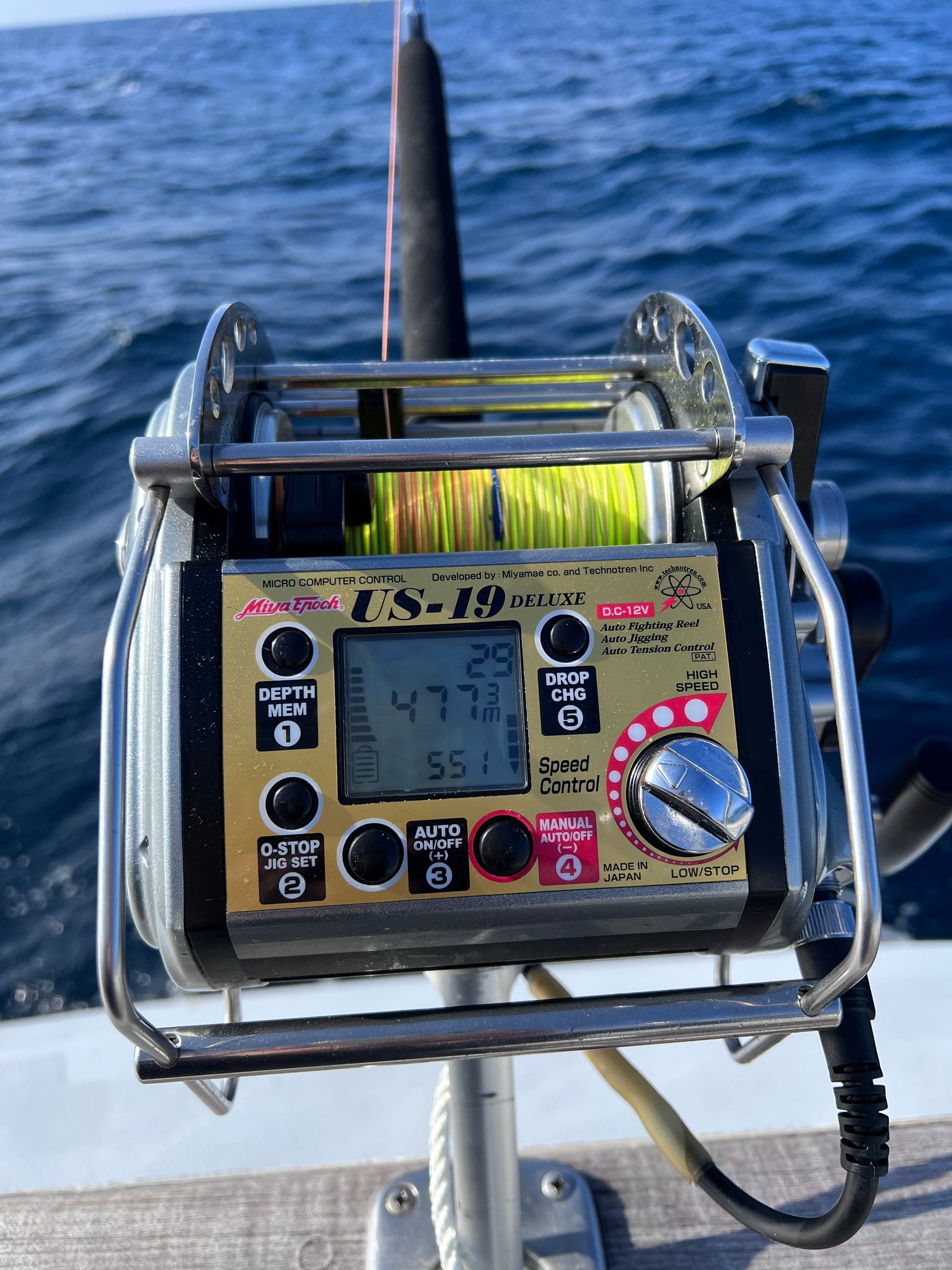 Combo! Miya Epoch US-19 Electric Reel and Seeker rod. – SwordfishGear