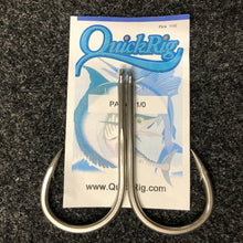 Load image into Gallery viewer, Quick Rig 11/0 Pa’a. Specialty Swordfish Hook with Polished Eyes
