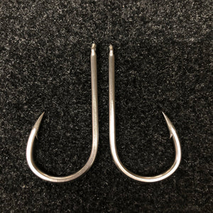 Quick Rig 11/0 Pa’a. Specialty Swordfish Hook with Polished Eyes